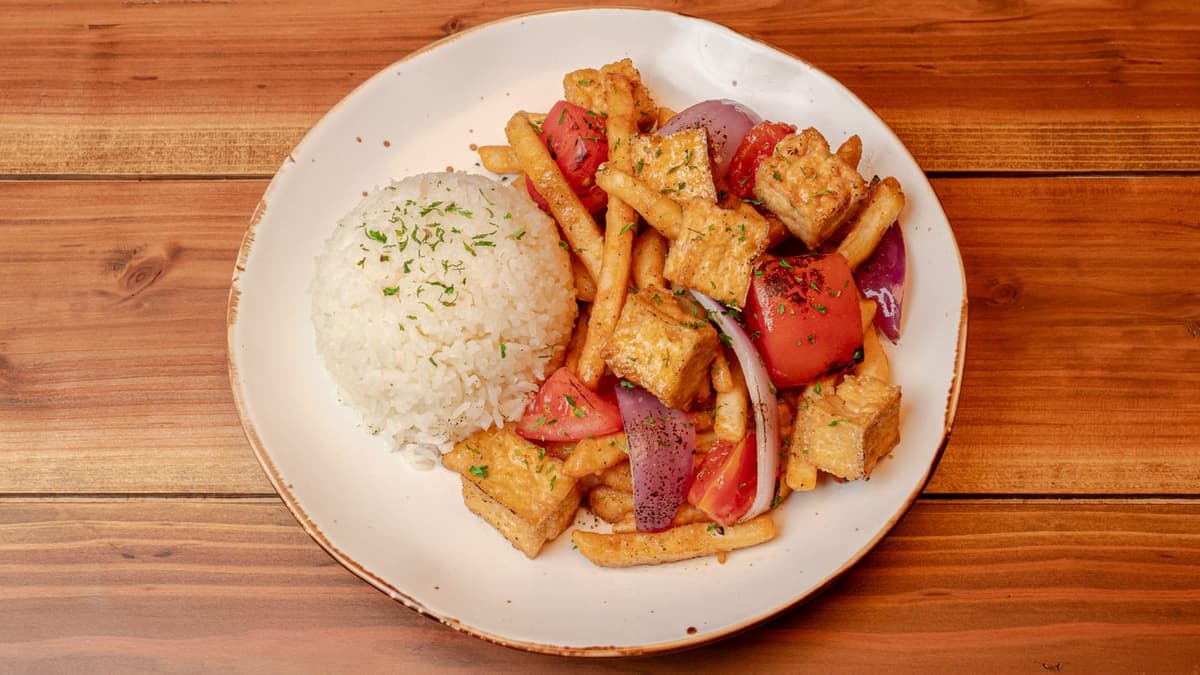Saltado-Tofu Vegetarian menu item